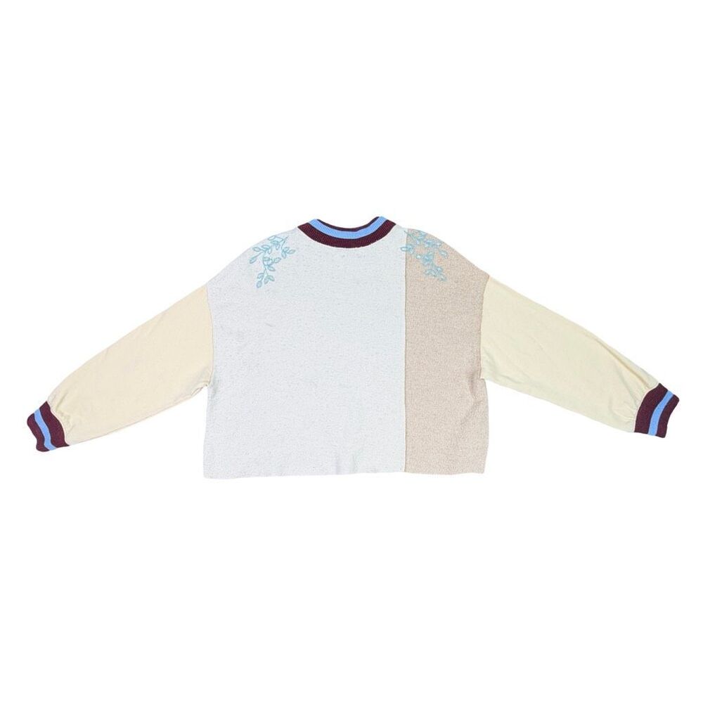 Free People Bali Day Dreams Beaded Pullover Sweatshirt - Size Medium - Picture 8 of 12